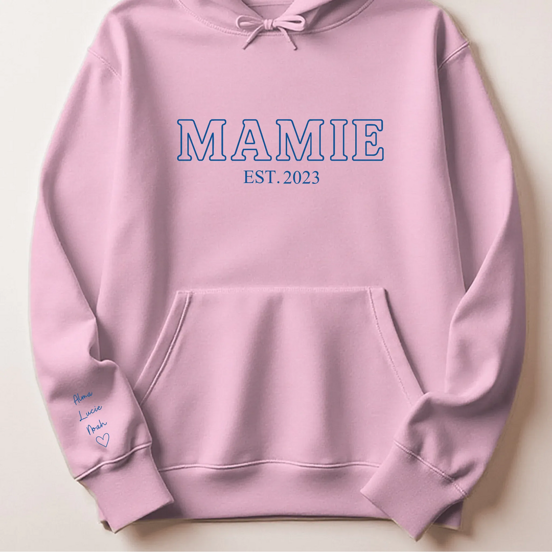 Pull Future Mamie Sweat à capuche / Rose Clair / S
