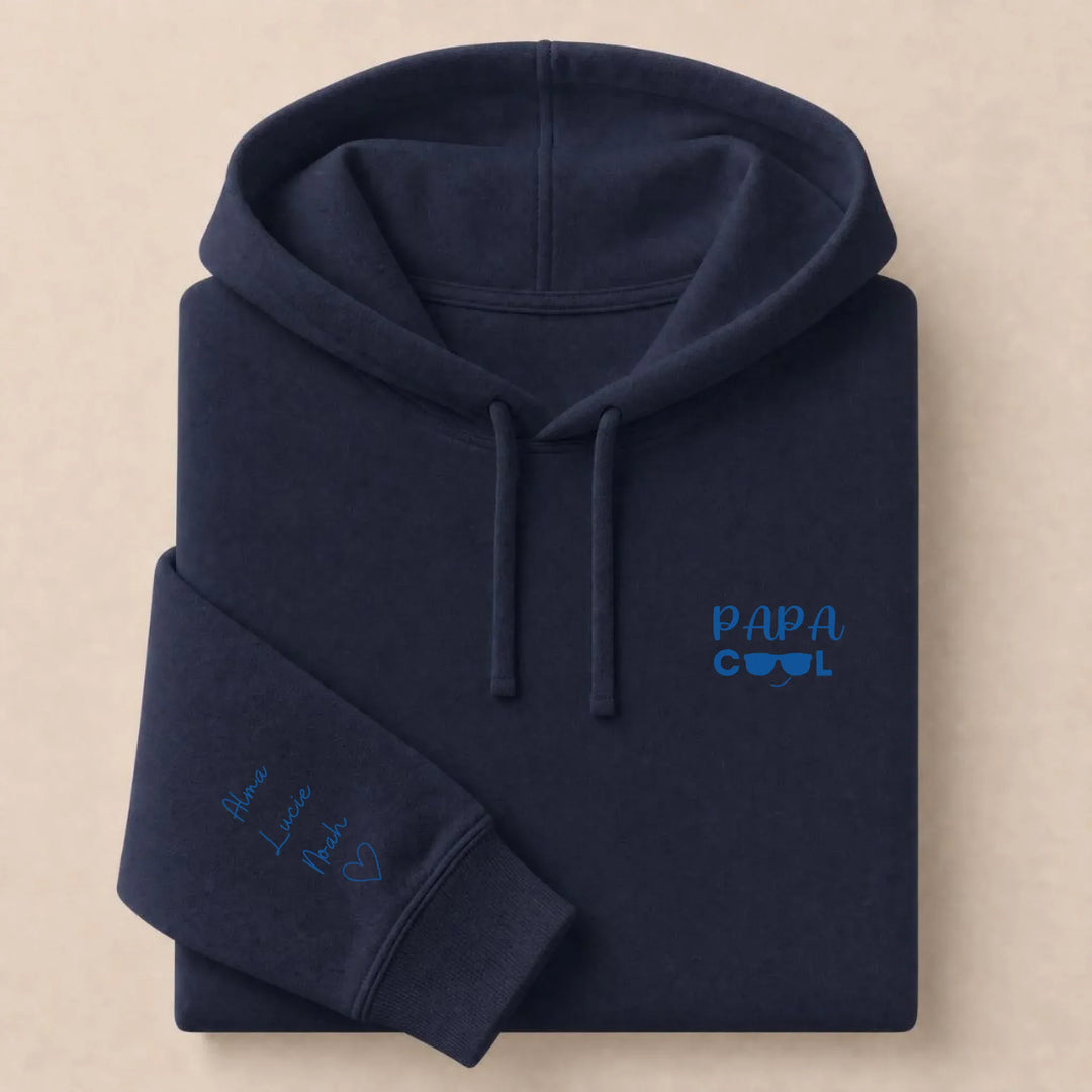 Sweat Papa cool Sweat à capuche / Marine / S