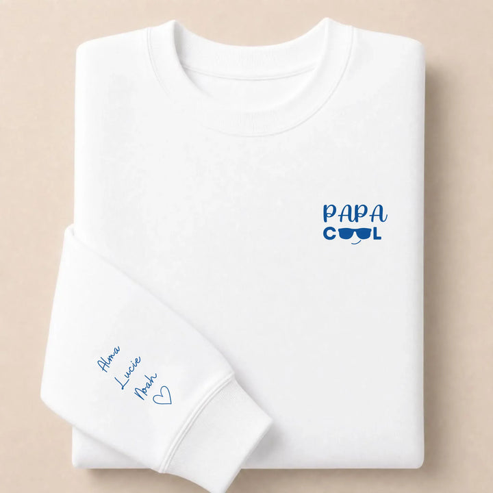 Sweat Papa cool Sweatshirt / Blanc / S