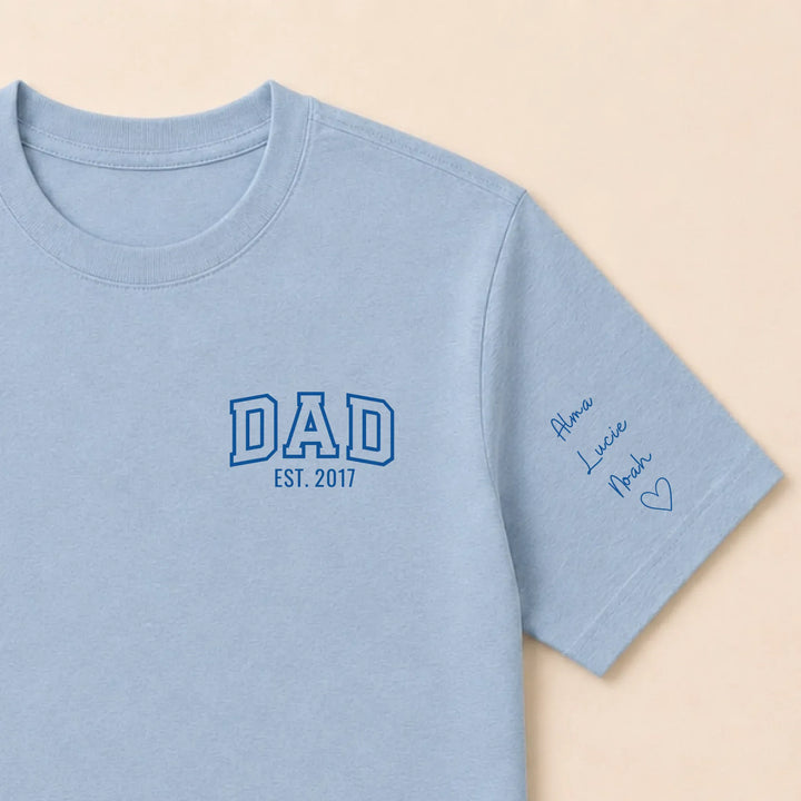 Sweat DAD T-shirt / Bleu clair / S