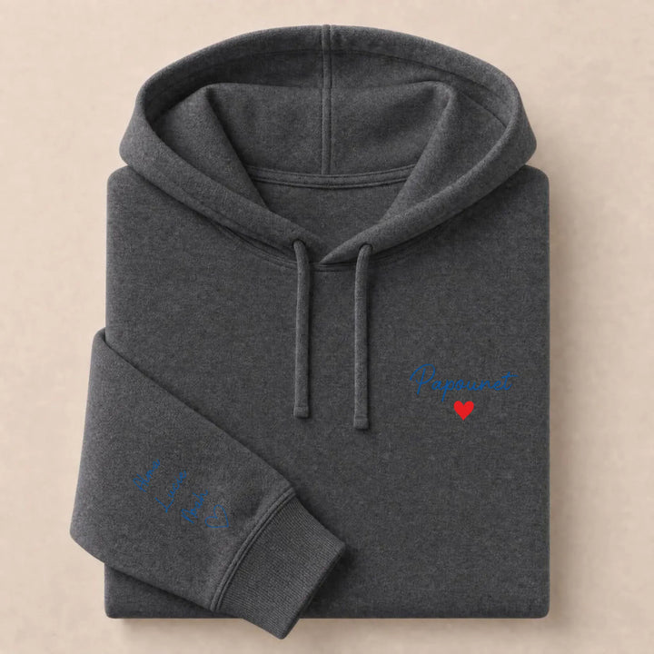 Sweat Papounet Sweat à capuche / Gris Foncé / S