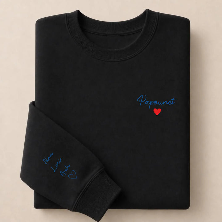 Sweat Papounet Sweatshirt / Noir / S