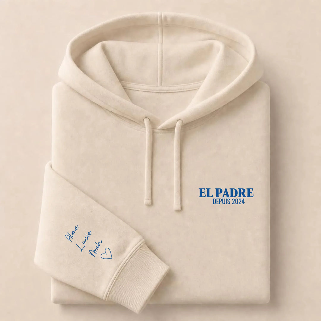 Sweat EL PADRE Sweat à capuche / Beige / S
