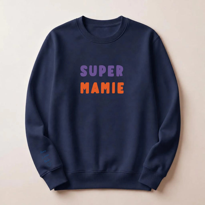 Sweat Super Mamie Sweatshirt / Marine / S