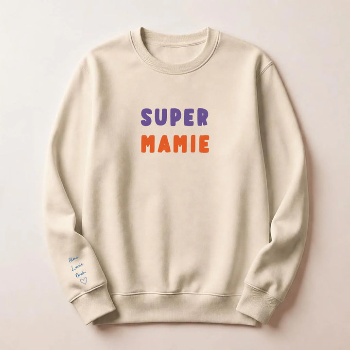 Sweat Super Mamie Sweatshirt / Beige / S