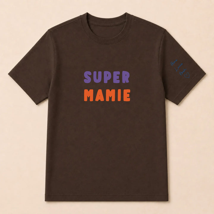 Sweat Super Mamie T-shirt / Marron / S