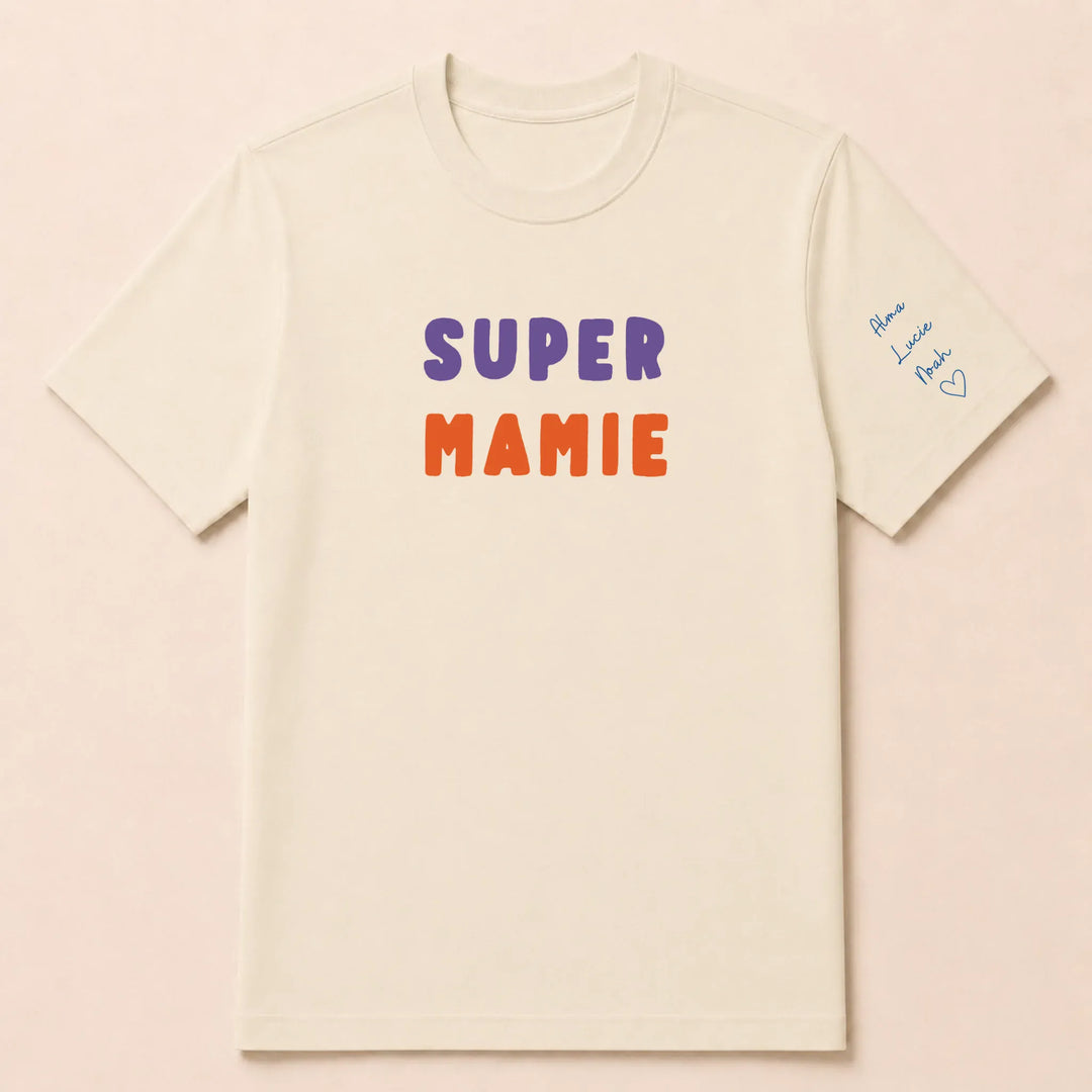 Sweat Super Mamie T-shirt / Beige / S