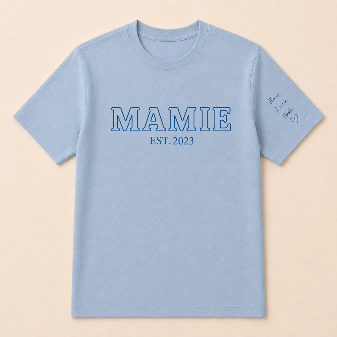 Sweat Future Mamie T-shirt / Bleu clair / S