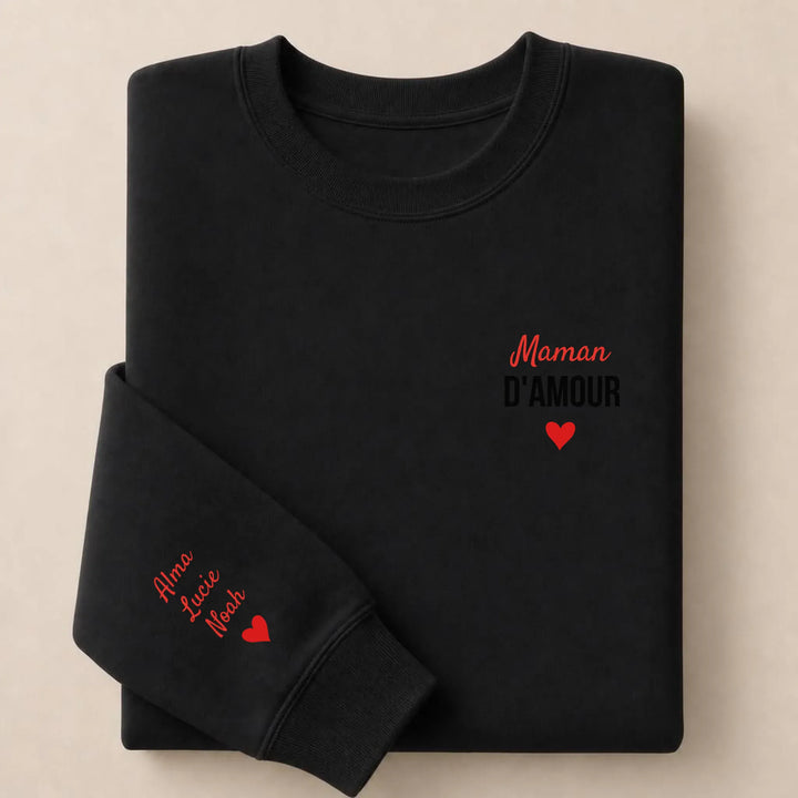 Pull maman d'amour Sweatshirt / Noir / S