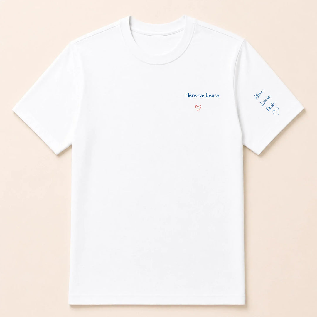Pull personnalisé broderie - Mère-veilleuse