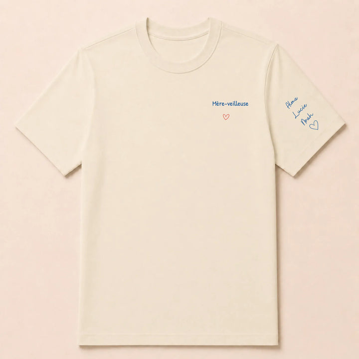 Pull personnalisé broderie - Mère-veilleuse