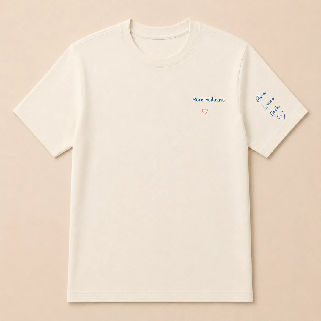 Pull personnalisé broderie - Mère-veilleuse