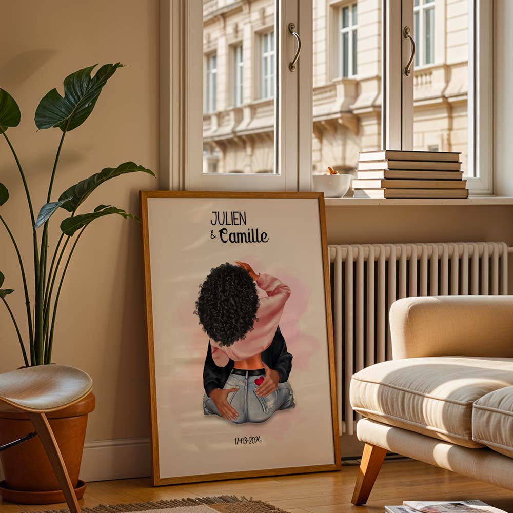 Affiche couple amoureux