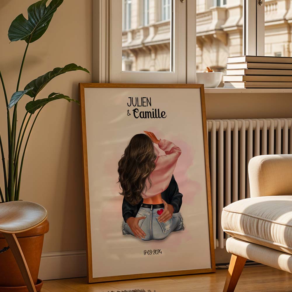 Affiche couple amoureux