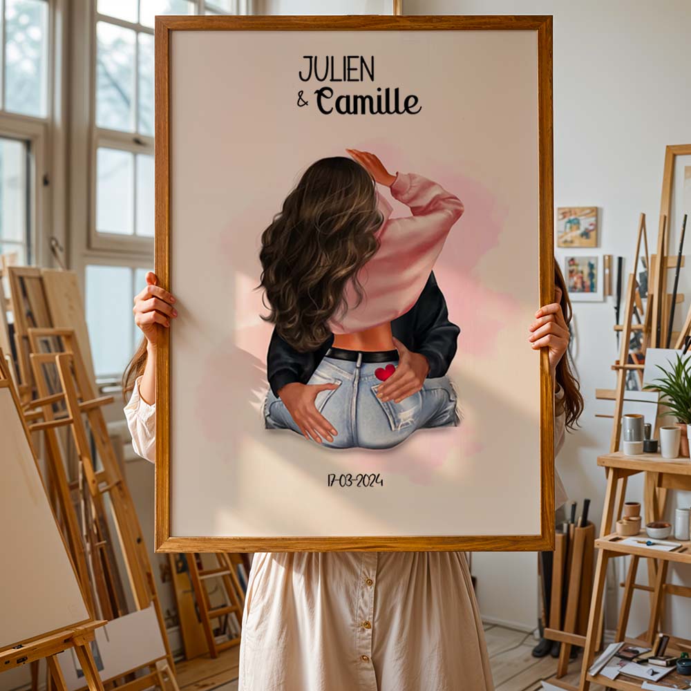 Affiche couple amoureux