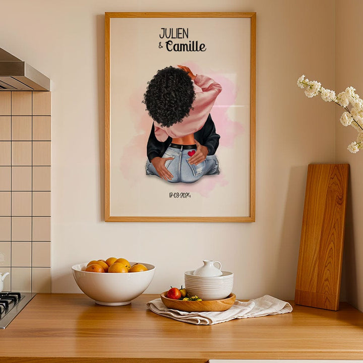 Affiche couple amoureux