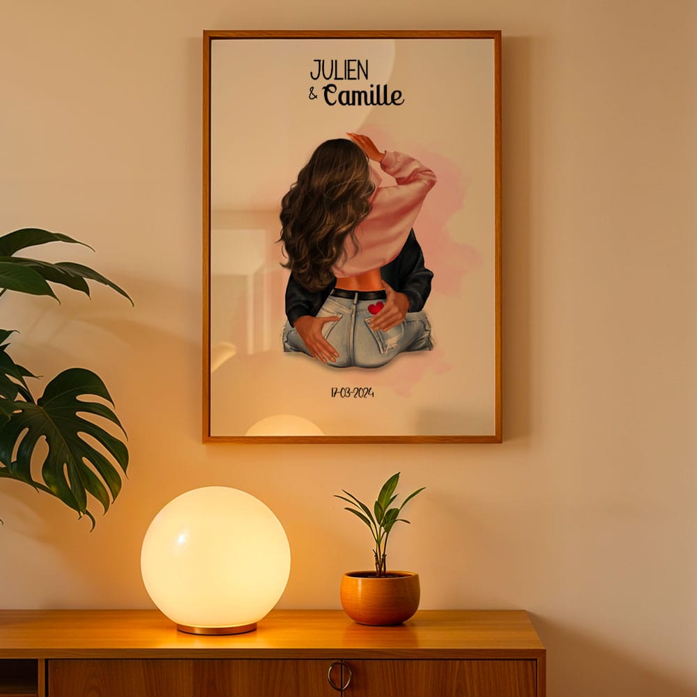 Affiche couple amoureux