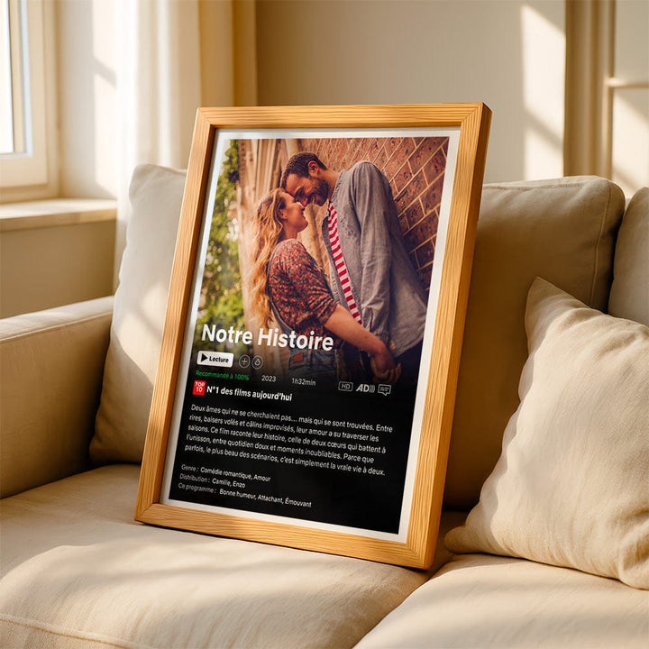 Affiche Netflix Cadeau Affiche Numérique / A4 - (21 x 29.7 cm)