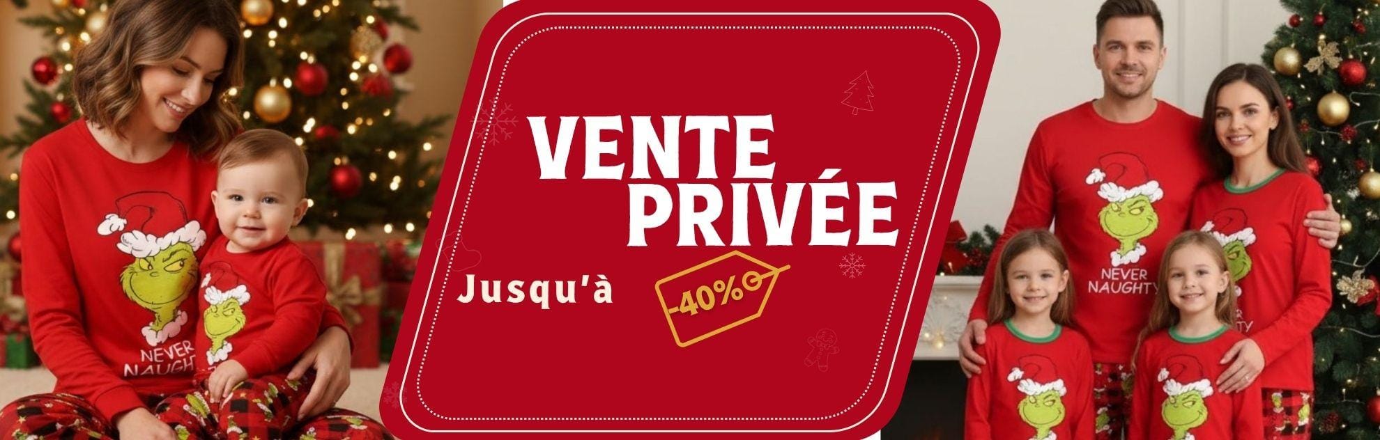 Pyjama noel famille