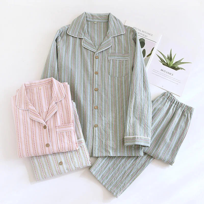 Pyjama Couple Été 100% Coton