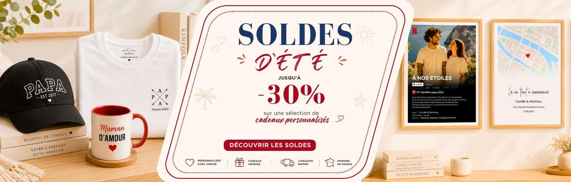Cadeaux personnalisés 