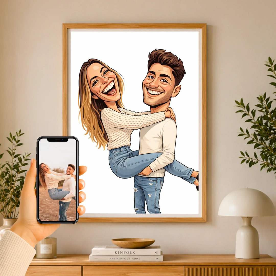Affiche caricature Personnalisée