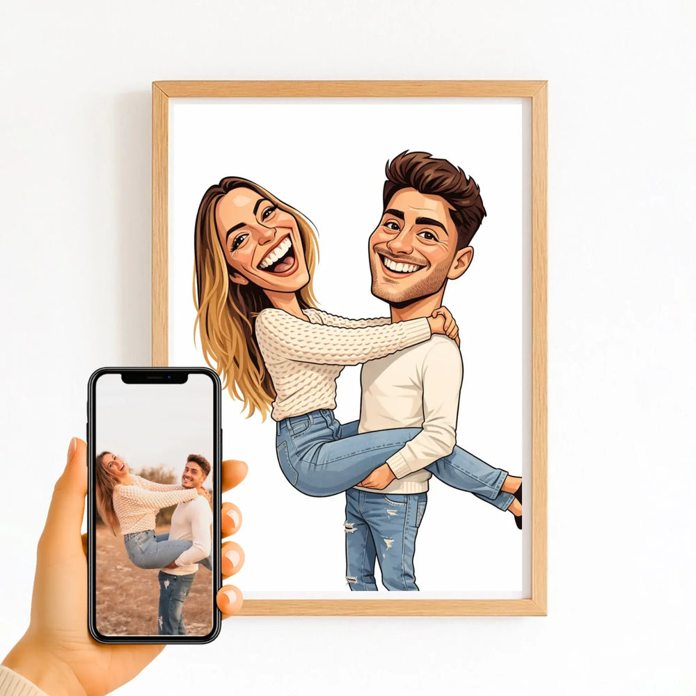 Affiche caricature Personnalisée