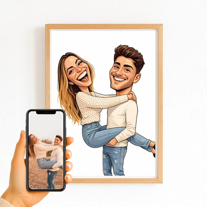 Affiche caricature Personnalisée