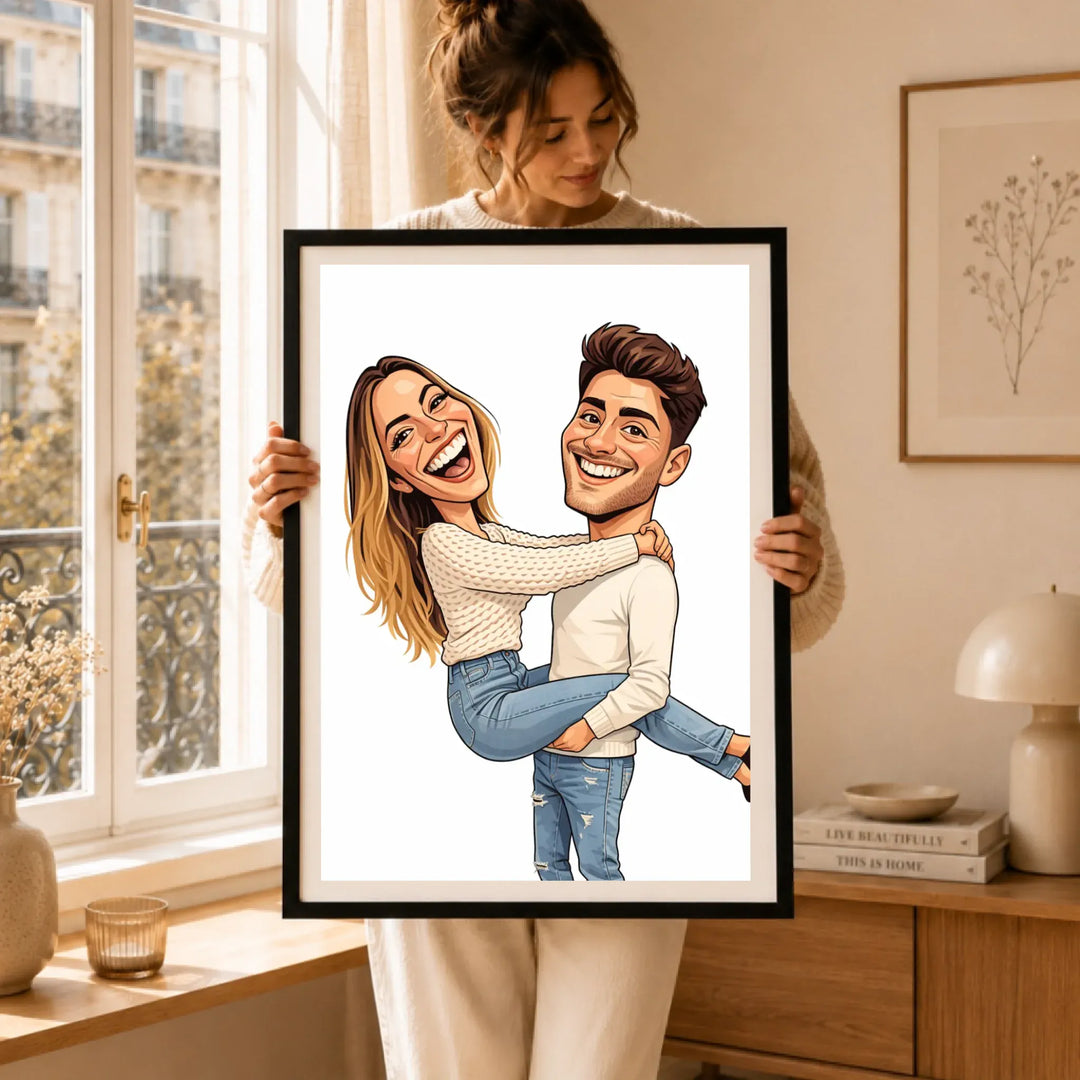 Affiche caricature Personnalisée