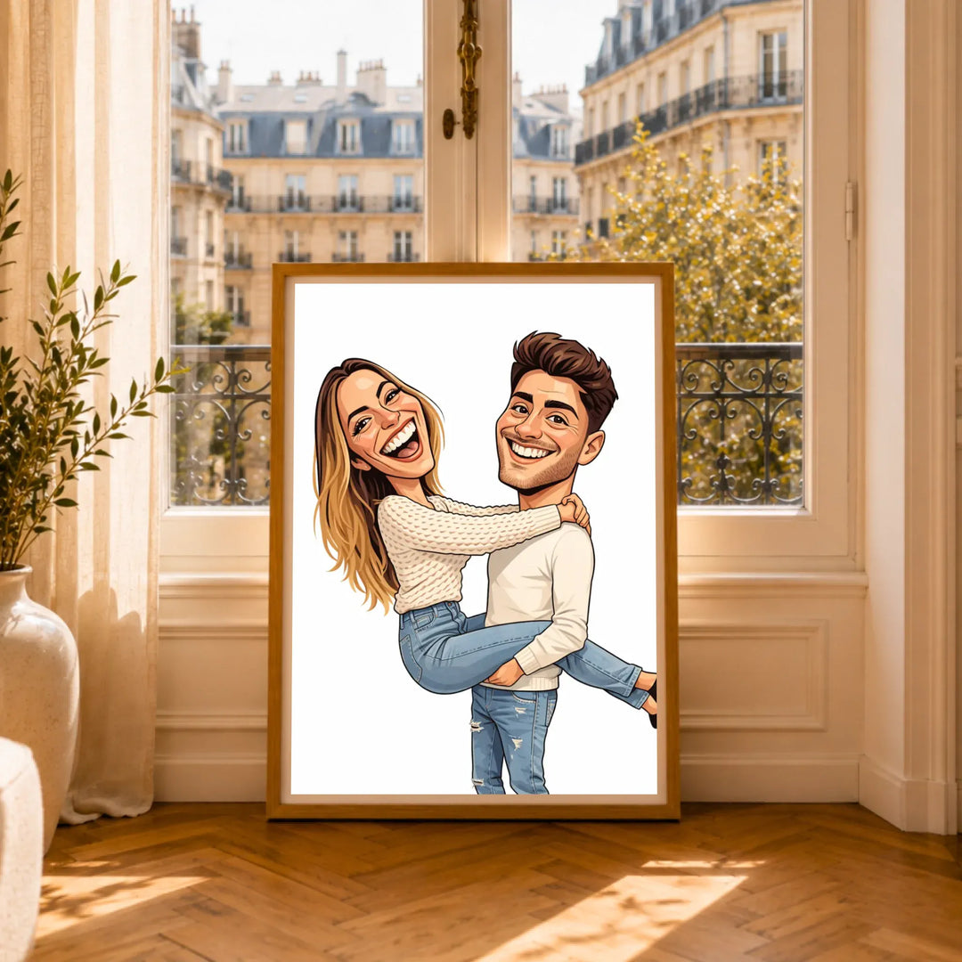 Affiche caricature Personnalisée