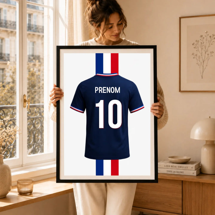 Affiche maillot équipe de France