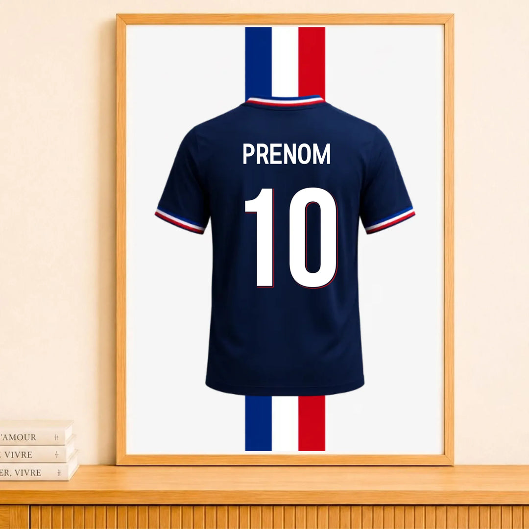 Affiche maillot équipe de France