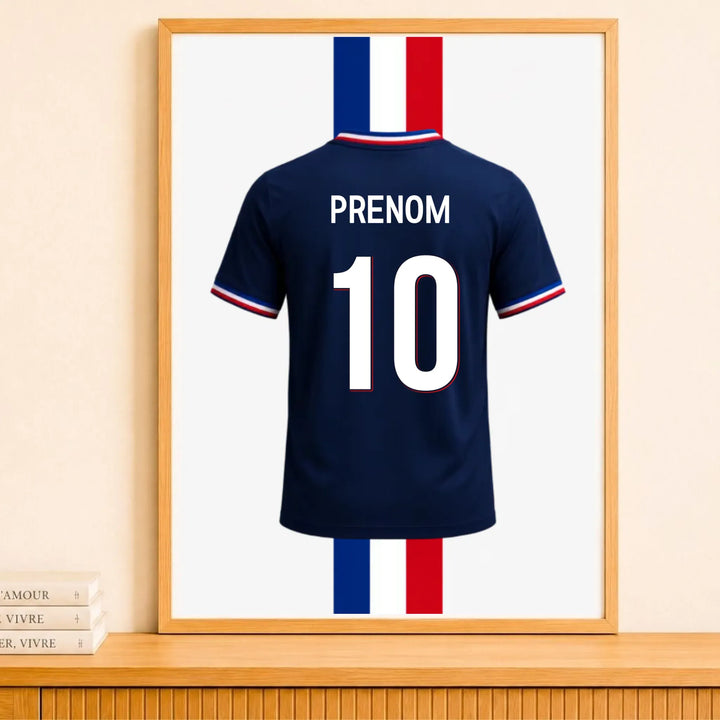 Affiche maillot équipe de France