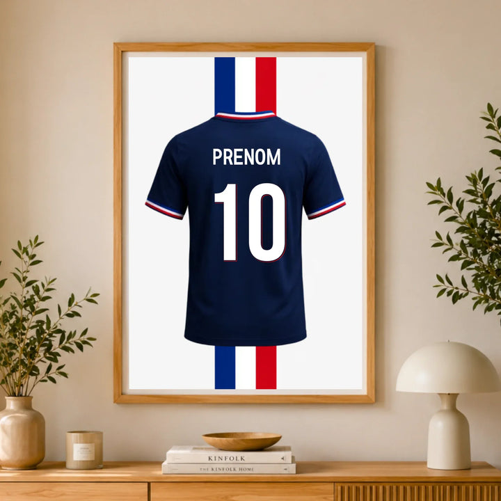 Affiche maillot équipe de France