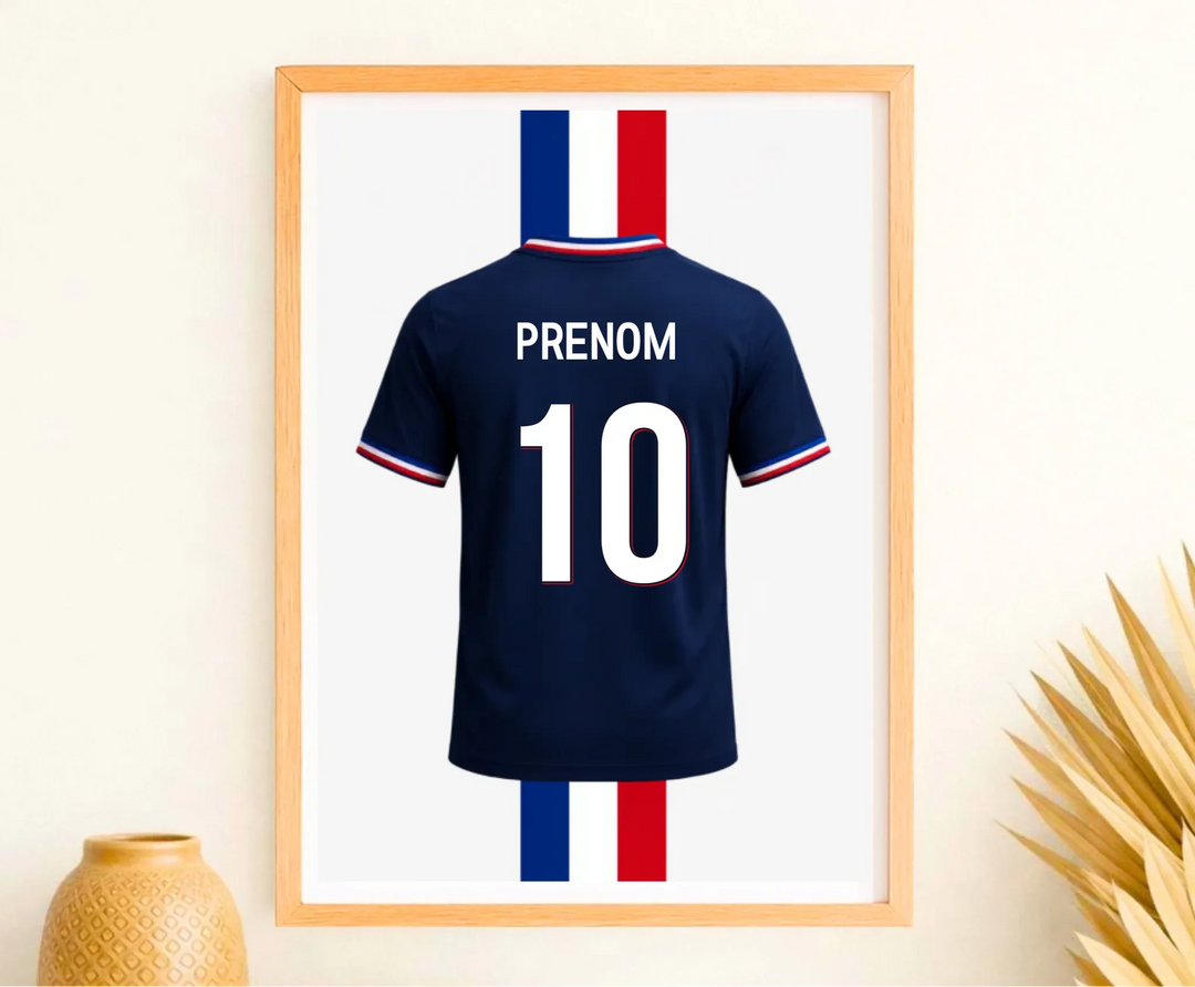 Affiche maillot équipe de France