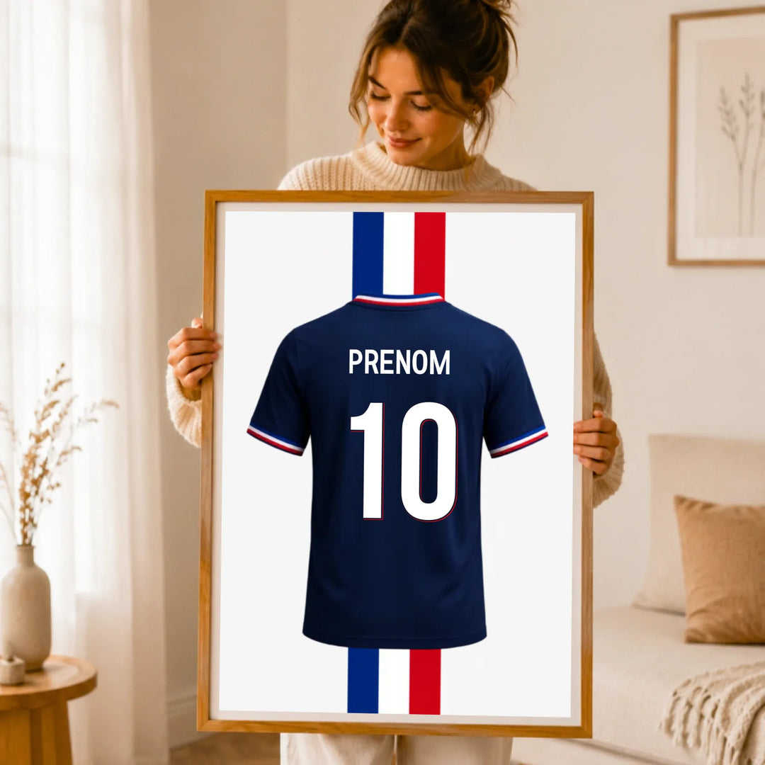 Affiche maillot équipe de France