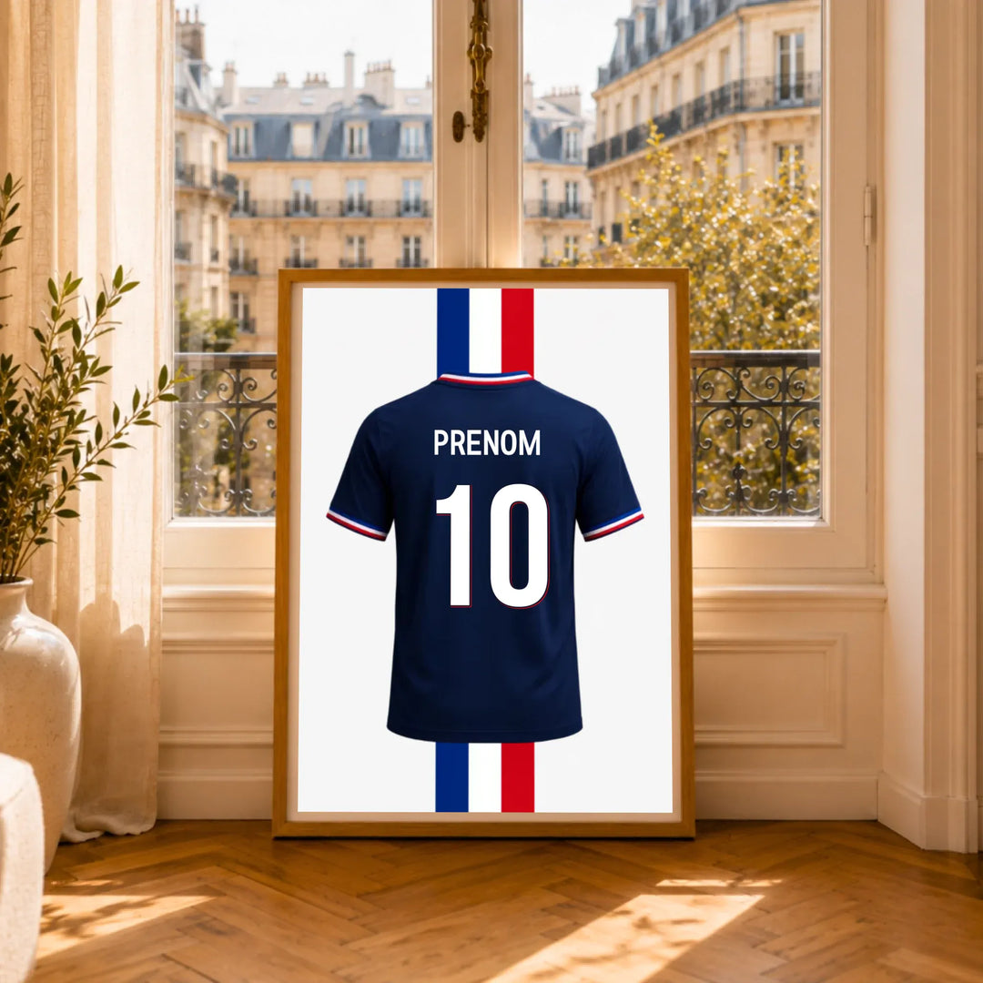 Affiche maillot équipe de France