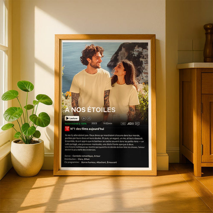 Affiche Netflix Cadeau Affiche Numérique / A4 - (21 x 29.7 cm)