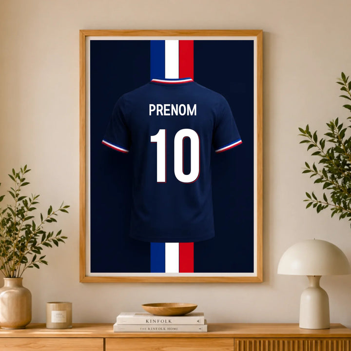 Affiche Personnalisé - Maillot de France
