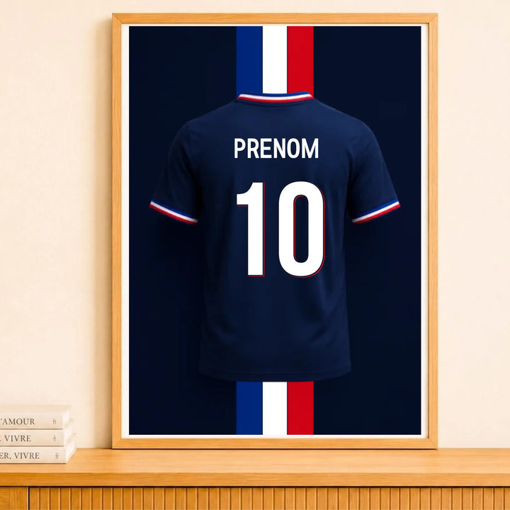 Affiche Personnalisé - Maillot de France