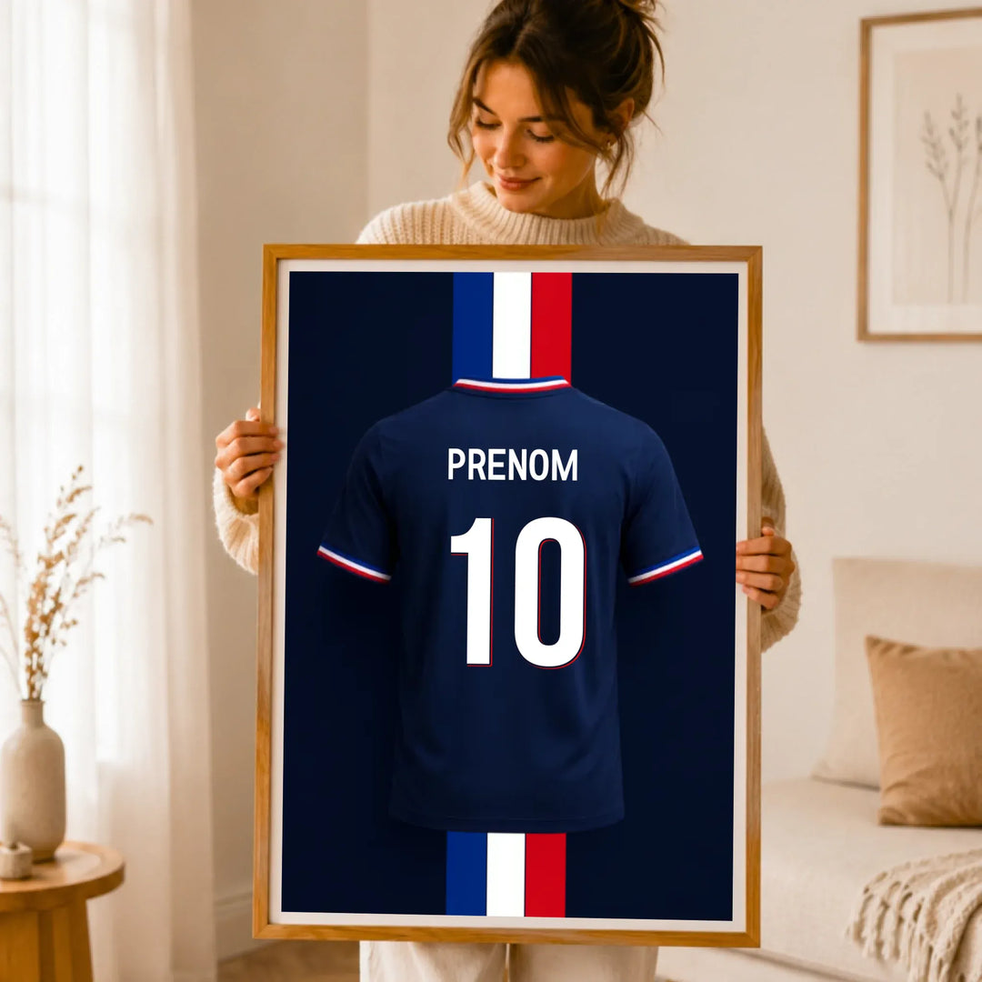 Affiche Personnalisé - Maillot de France