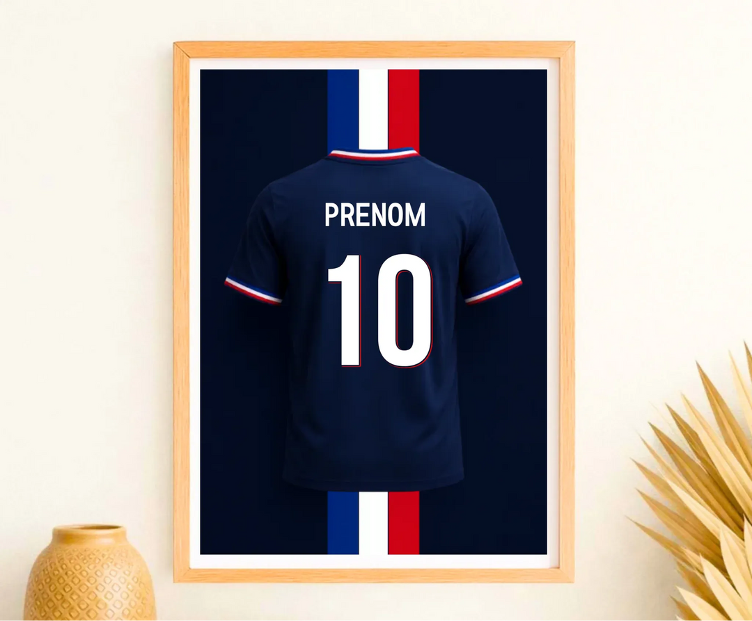Affiche Personnalisé - Maillot de France