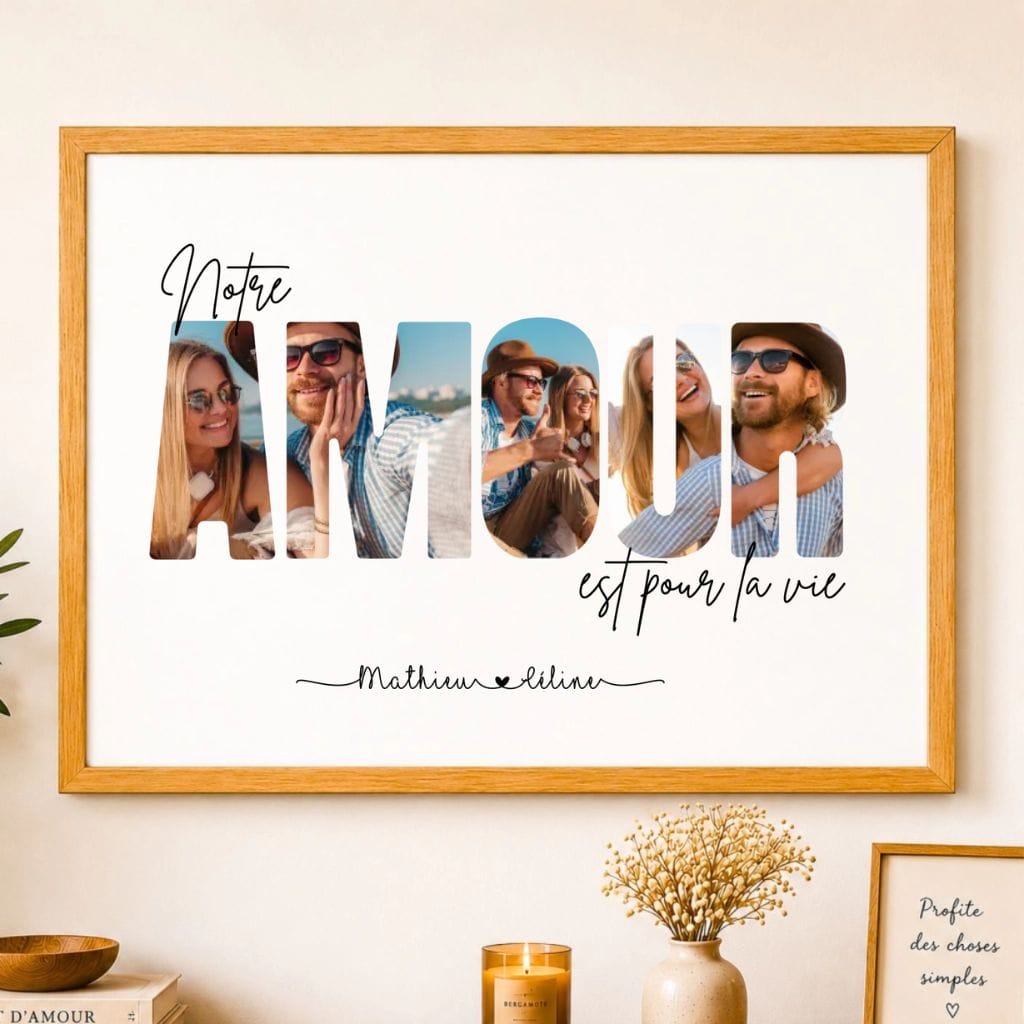 Affiche Personnalisée - Amour