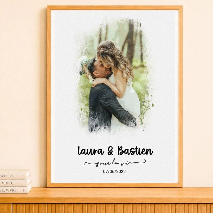 Affiche Personnalisée - Anniversaire de mariage