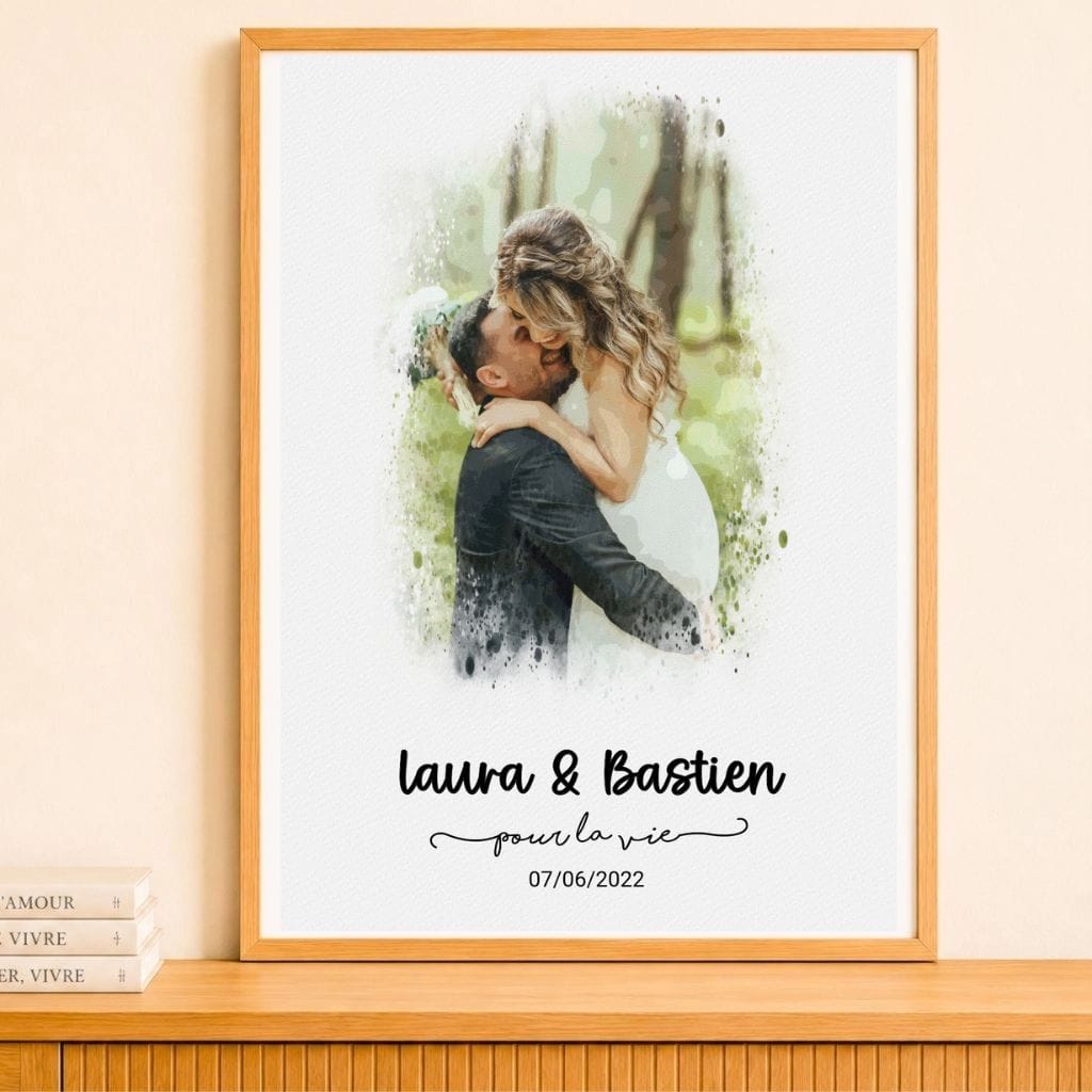 Affiche Personnalisée - Anniversaire de mariage