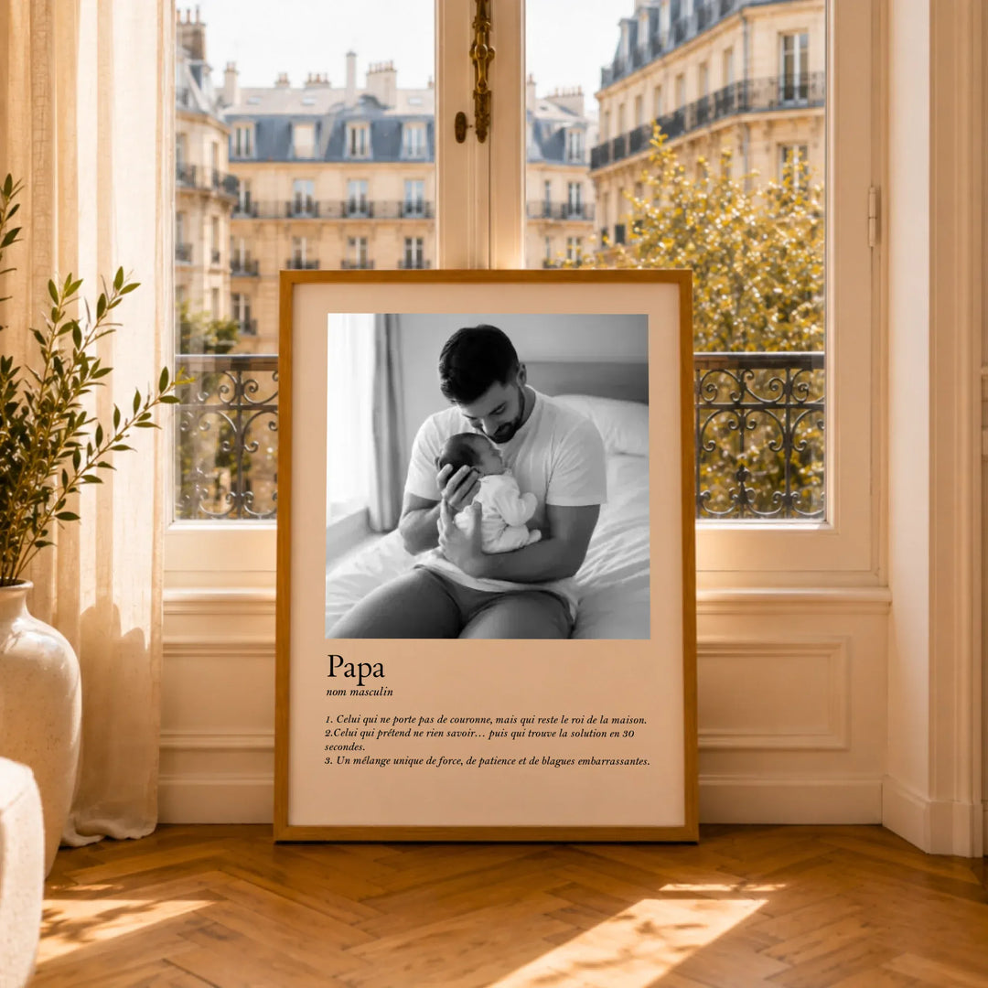 Affiche Définition Papa