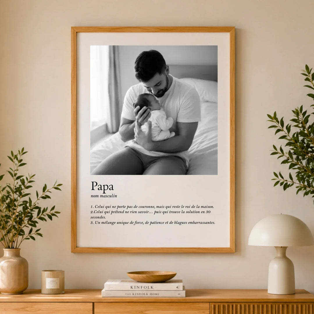 Affiche Définition Papa
