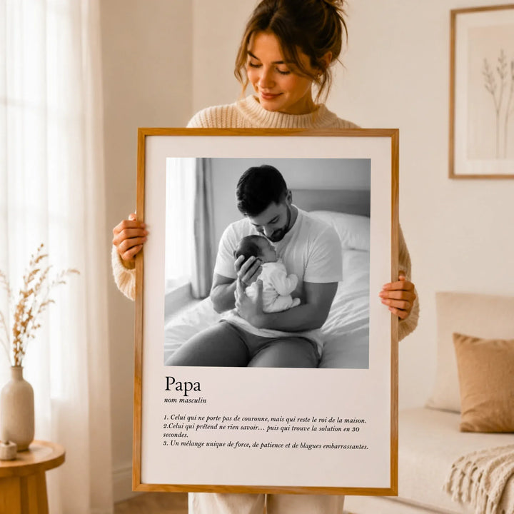 Affiche Définition Papa