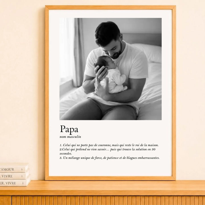 Affiche Définition Papa