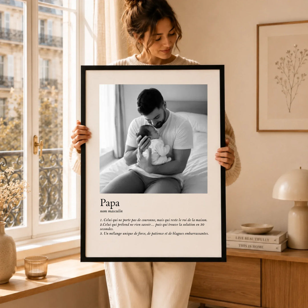 Affiche Définition Papa